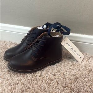 Janie and Jack Black Ankle Boots